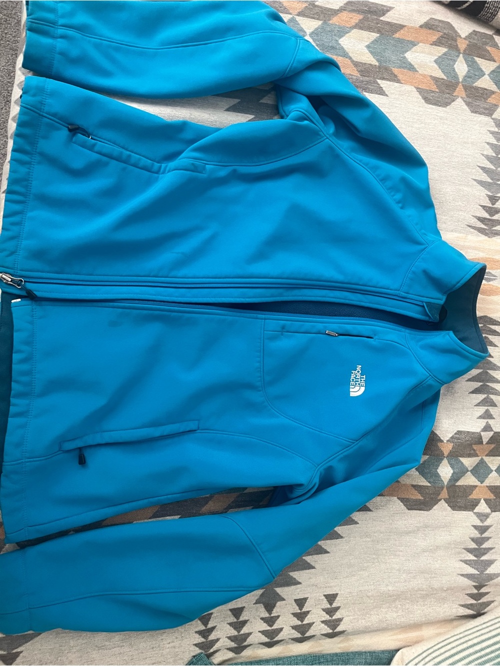 The North Face Women's Bright Teal Softshell Jacket